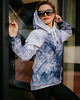 bluza z kapturem damska Damska Bluza Expres Zamek DR.CROW Gray Background 1