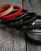 biżuteria męska Męska bransoletka :: black lava & skull :: RED 3