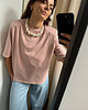 t-shirt damskie T-Shirt Art dirty pink z poduchami 2