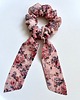 gumki do włosów Gumka do włosów Flower Scrunchie z odwiązywaną szarfą 1