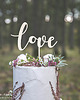 dodatki ślubne Toper Topper na tort Love na ślub i wesele 1