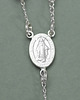 komunia - pozostałe Klasyczny różaniec, RĘKODZIEŁO, I Komunia Św., SREBRO 925, chalcedon 6mm 2