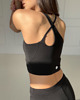 topy damskie Koszulka tank top do jogi TWISTED - black sky 2