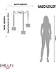 lampy wiszące 3-płomienna industrialna lampa wisząca pająk do salonu GALO LOFT L3 9
