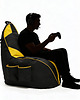 pufy do siedzenia Puf gamingowy GAMEBAGOS żółty 5