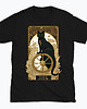 t-shirty męskie Koszulka - Kocia karta Tarota - Koło fortuny, The Wheel of Fortune #15 2