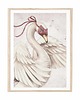 obrazy i plakaty do pokoju dziecięcego Plakat na ścianę łabędź w masce - Swan Vintage 2