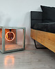 lampy podłogowe Stolik betonowy lampa LED Amber Light 2