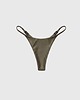 stroje kąpielowe i kostiumy kąpielowe damskie Sidi Dół  Golden Olive Dół kąpielowy bikini trójkąt 1