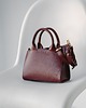 torby na ramię GLAM BAG - skórzana torebka - brąz orzechowy 5