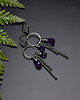 kolczyki wire wrapping Kolczyki koła z ametystami wire wrapping 1