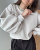 bluza bez kaptura damska Bluza Enjoyable light mocca melange 8