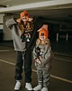 bluzy dla chłopców Bluza oversize Duo  Robot Teddy 6