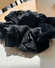 gumki do włosów Czarna scrunchie z koronką  7