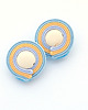 kolczyki soutache Pastelowe mini kolczyki 2 4