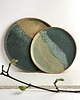 patery i talerze Talerz w odcieniach zieleni / śniadaniowy 21 cm 1