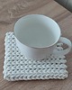 podkładki do kuchni Podkładka szydełkowa pod kubki 16cmx16cm 2