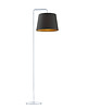 lampy podłogowe Designerska lampa stojąca z abażurem ze złotym wnętrzem RIJAD GOLD 7