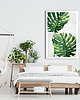 obrazy Obraz na płótnie LIŚCIE MONSTERA 80x120cm 2