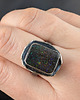 pierścionki srebrne Pierścionek black Matrix opal 4
