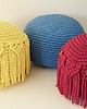 pufa dla dziecka Pufa Jellyfish Żółta Yellow 3