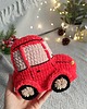 misie i maskotki Świąteczny samochód pluszowy, Prezent na święta, Dekoracja świąteczna 2