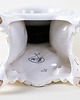 zegary Zegar stołowy z porcelany w stylu rokokowym 6