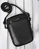 torby i nerki męskie Saszetka męska skórzana na ramię czarna mała funkcjonalna IM-02-BL 8