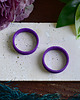 biżuteria różna Tunele do uszu 10-100mm / ciemny fiolet / plugi, tunele siodłowe 1