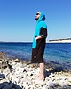 bluzy męskie Szlafrok dla morsa - Surf Poncho -  Blue Sky 9