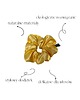 gumki do włosów Scrunchie Big Yellow 1