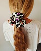 gumki do włosów Scrunchie do włosów, gumka do włosów z wiskozy Panterkowy pop MAXI PLUS 1