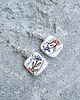 kolczyki ceramiczne Kolczyki ceramiczne w kwiaty 2