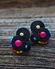 kolczyki soutache Kolorowe Lentinki- kolczyki soutache 4