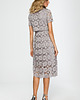 sukienki midi damskie Koronkowa sukienka midi-szara(M-405) 1