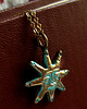 wisiory Amulet Słońce z brązu 4