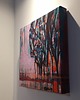 obrazy Obraz ręcznie malowany na płótnie 29x29 cm - abstrakcyjny pejzaż 3
