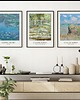 plakaty Plakaty dekoracyjne, ogród Monet, plakaty pejzaż, wiosenne 3