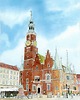 plakaty Plakat Wrocław, Ratusz, Rynek, akwarela 1