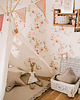 naklejki ścienne do pokoju dziecka Tapeta w kwiaty Floral Vintage 1