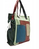 torby na ramię Torebka damska shopper, pojemna, skórzana ze skrawków kolorowa OLIVKA 1