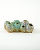 wazony Wazon ceramiczny - flower frog, duński design, lata 60, produkcja: Dania 2