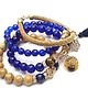 bransoletki z kamieni naturalnych Dark blue and  sand vol. 5 /22.03.22/  set 1