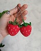breloki Brelok truskawka, Brelok do kluczy, Brelok na prezent 2