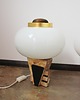 lampy stołowe Para lamp stołowych w stylu Art Deco, lata 50 5