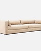 sofy i szezlongi Sofa SZTOKHOLM beżowy welur, skandynawski design 1
