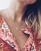 złote naszyjniki Blank Bullet Necklace Gold 2