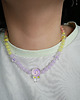 chokery Kolorowy naszyjnik choker z koralików z dużym lizakiem 2