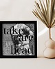 plakaty Take care / Oryginalna grafika / poster print / plakat 2