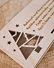 kartki scrapbooking Pudełko świąteczne Koperta drewniana na pieniądze Kartka grawerowana 2